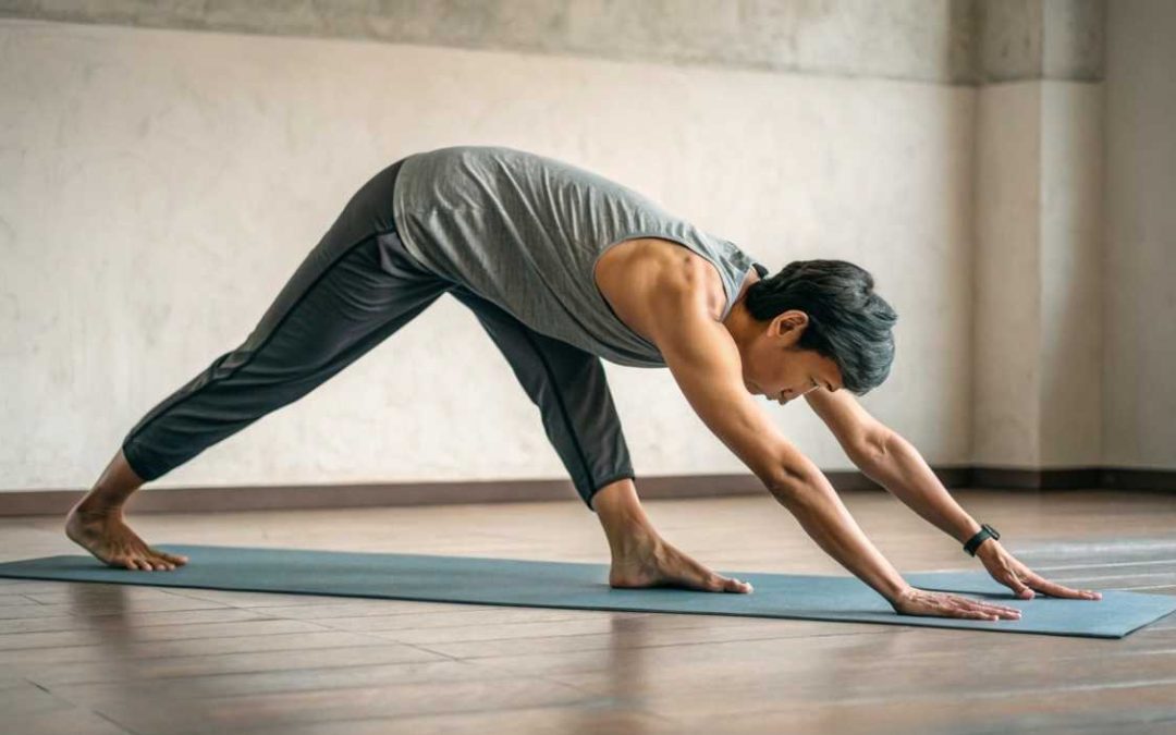Stretching homme