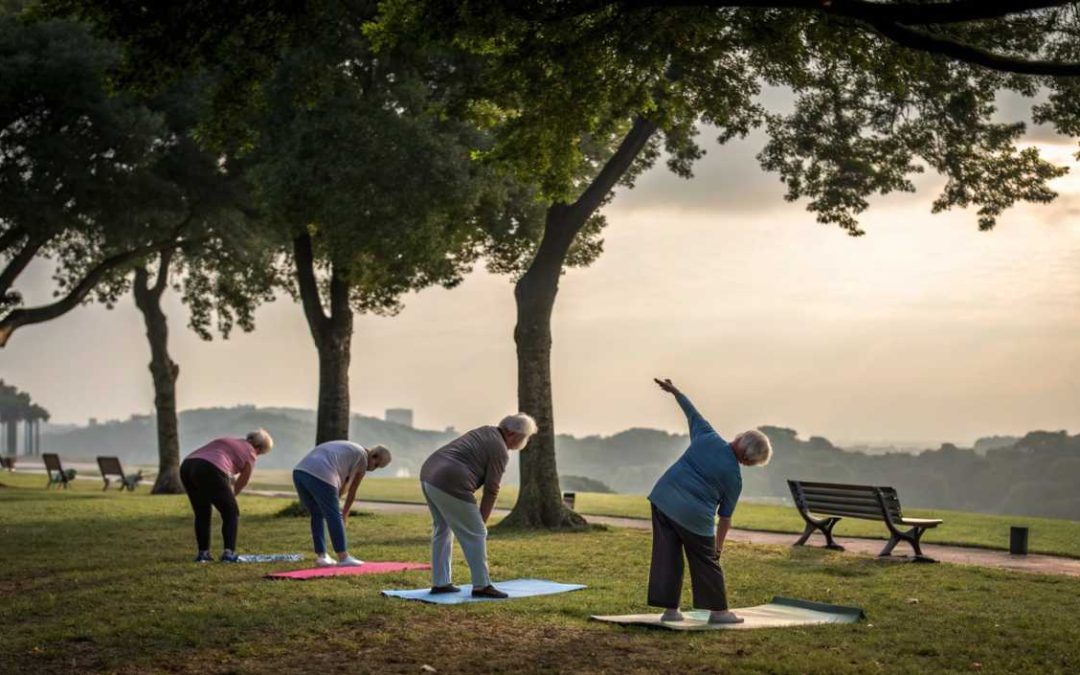 Stretching matinal pour seniors